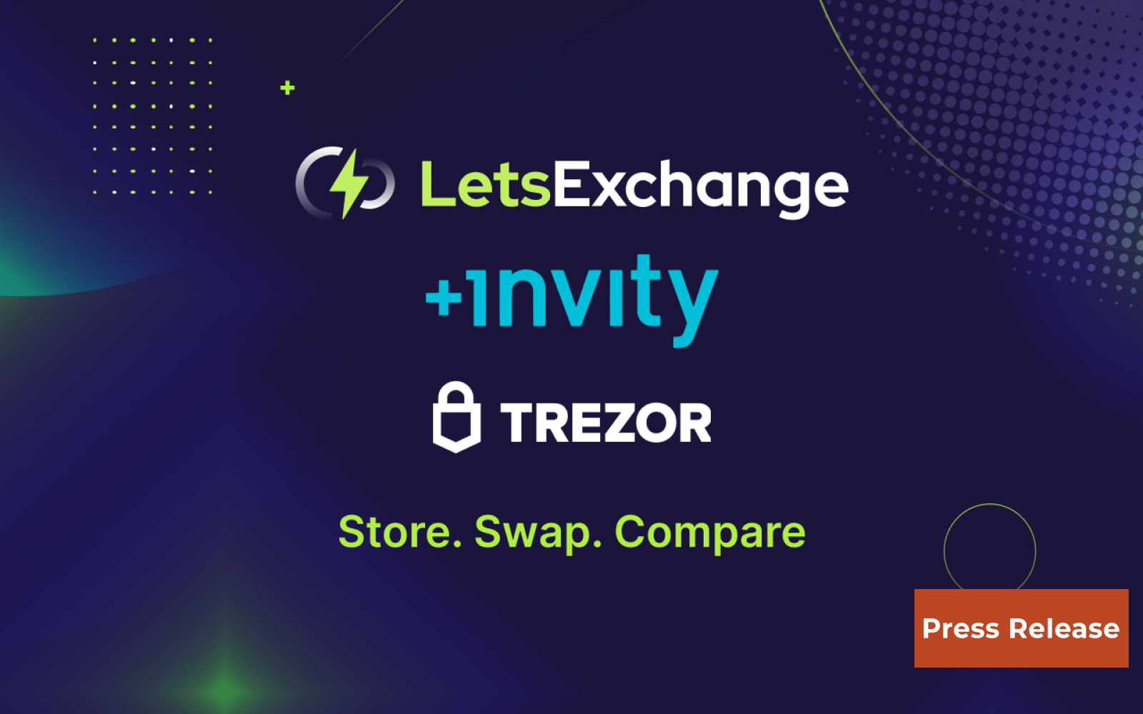 Trezor and Invity Enhance Their Crypto Exchange Functionality by Integrating With LetsExchange