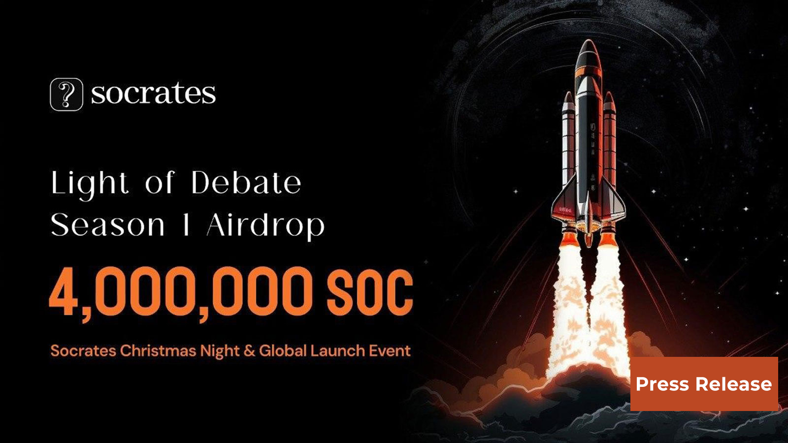 Socrates Unveils Major Airdrop Campaign to Incentivise Engagement with High-Quality Content