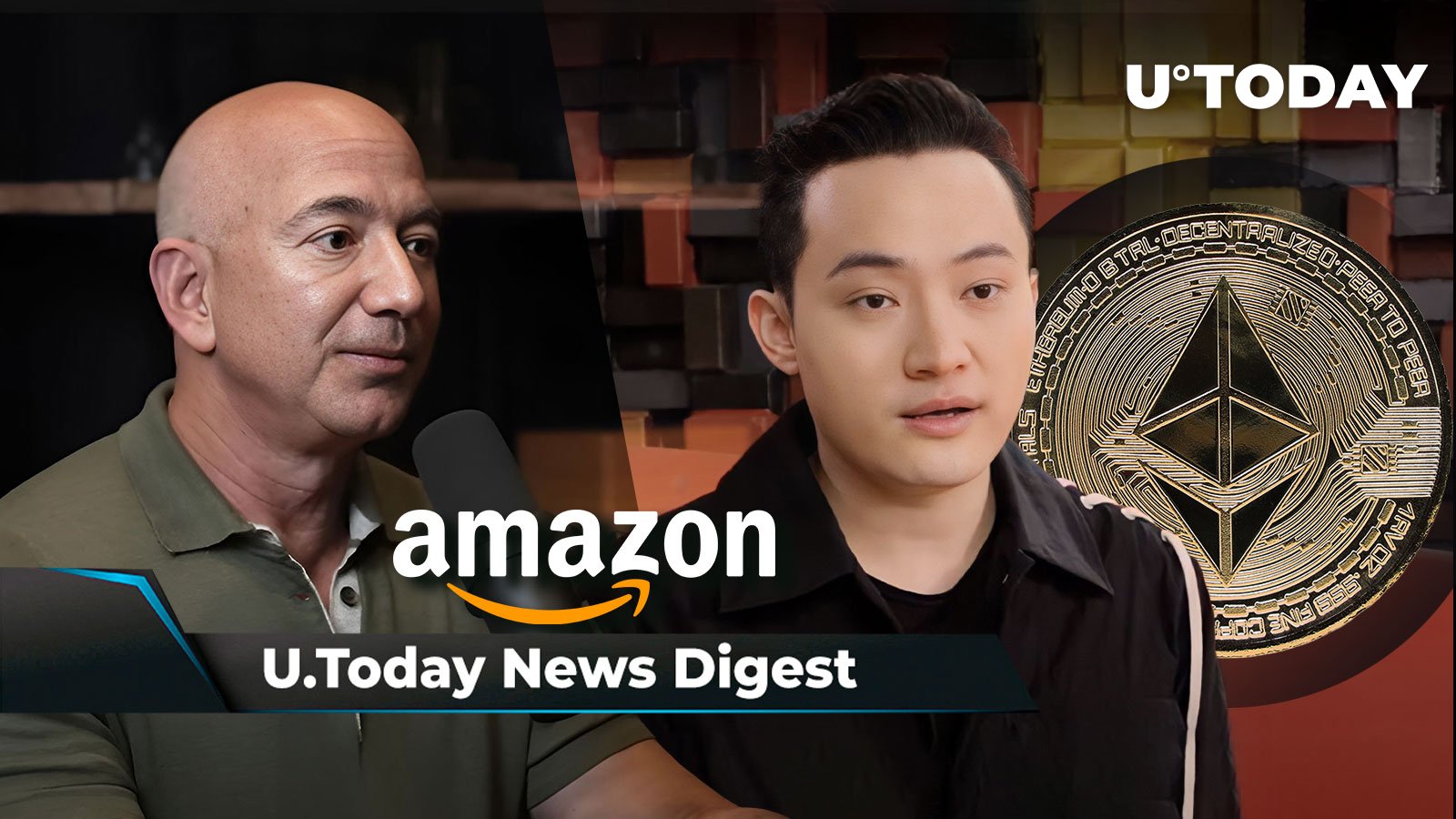 Jeff Bezos Sells Amazon Stocks Worth Billions, Suspected Justin Sun Wallet Buys $259 Million in ETH, Ripple CEO Weighs in on XRP ETF Rumors