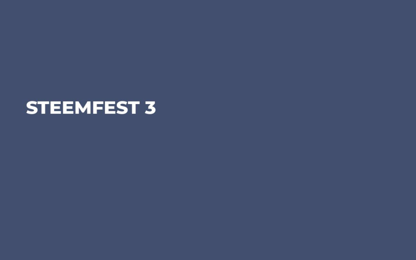 Steemfest 3