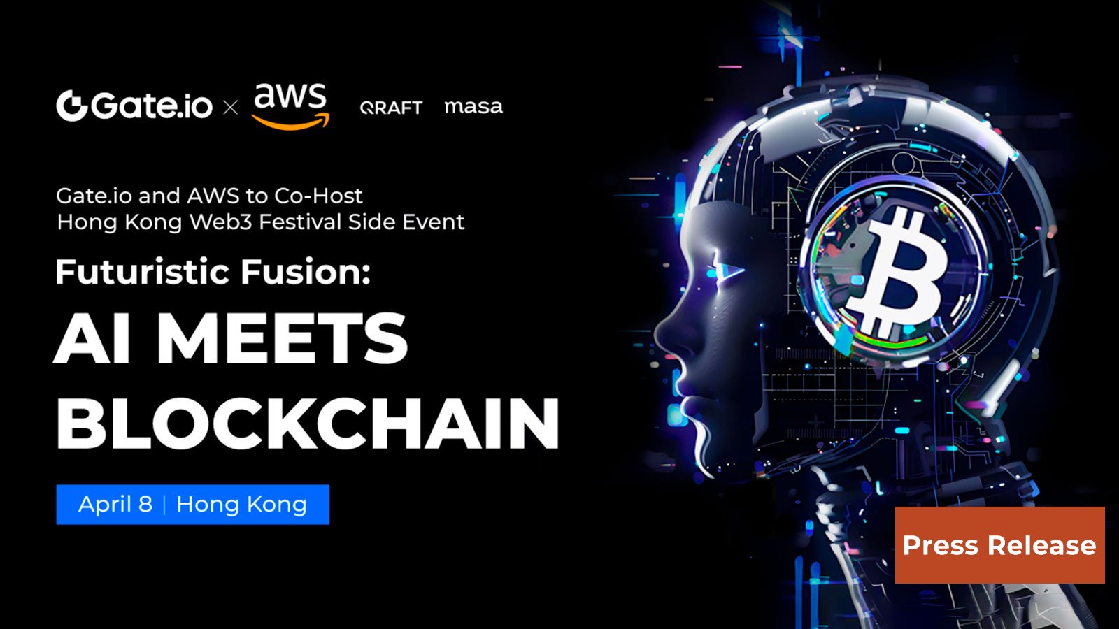 Gate.io and AWS to Co-Host Hong Kong Web3 Festival Side Event