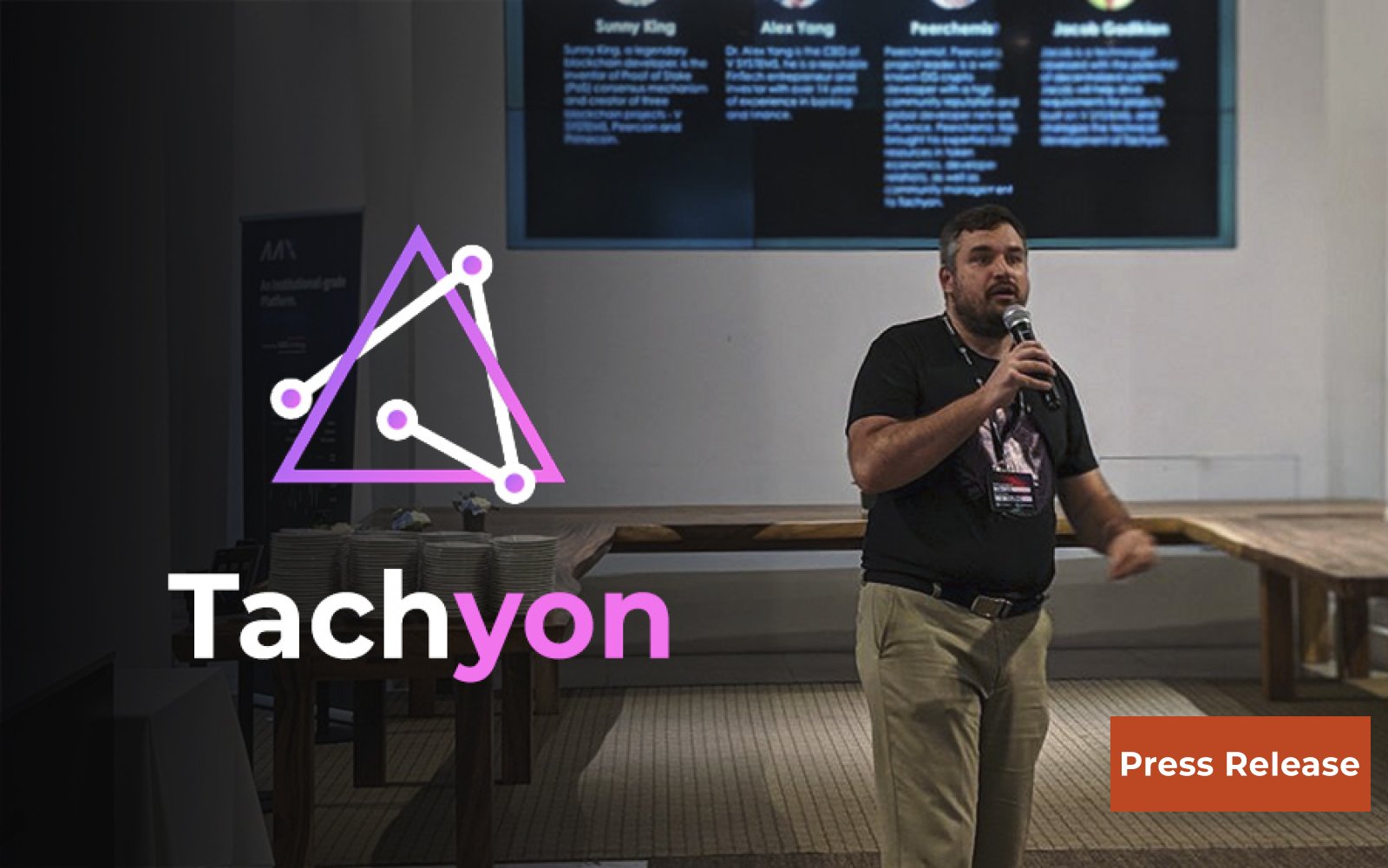 Tachyon Protocol Is Officially Introduced at The Capital 2019 By CoinMarketCap!