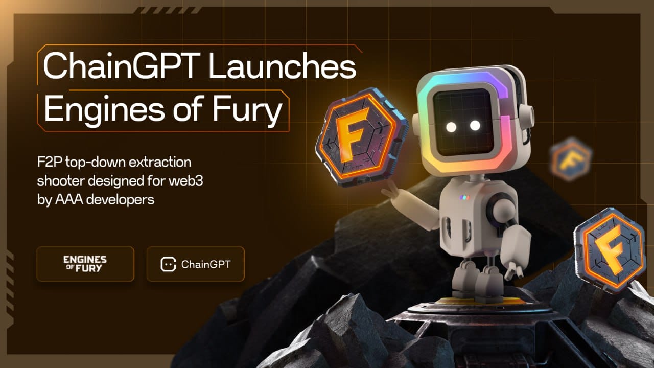 ChainGPT Pad launches Engines of Fury, bringing enhanced Web3 gaming experiences to mainstream players