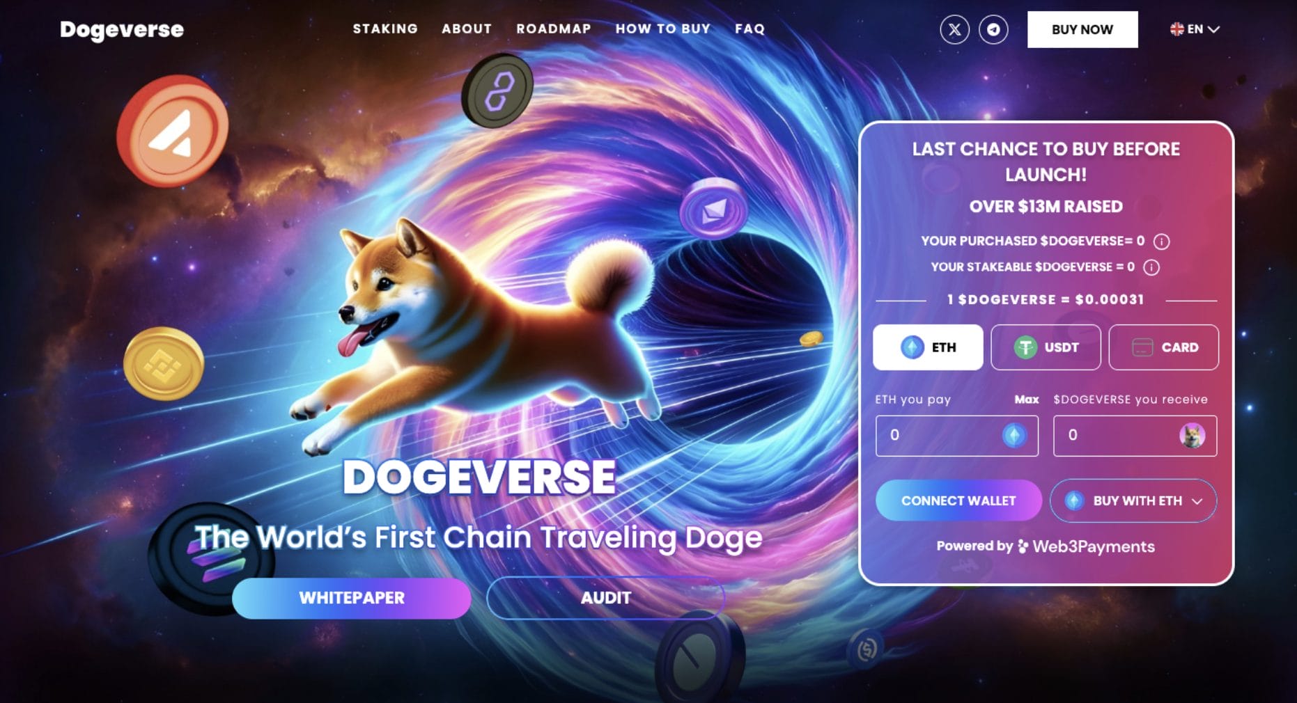 Last Chance to Buy Solana’s Greatest Multichain Meme Coin, $DOGEVERSE, In $17 Million Presale