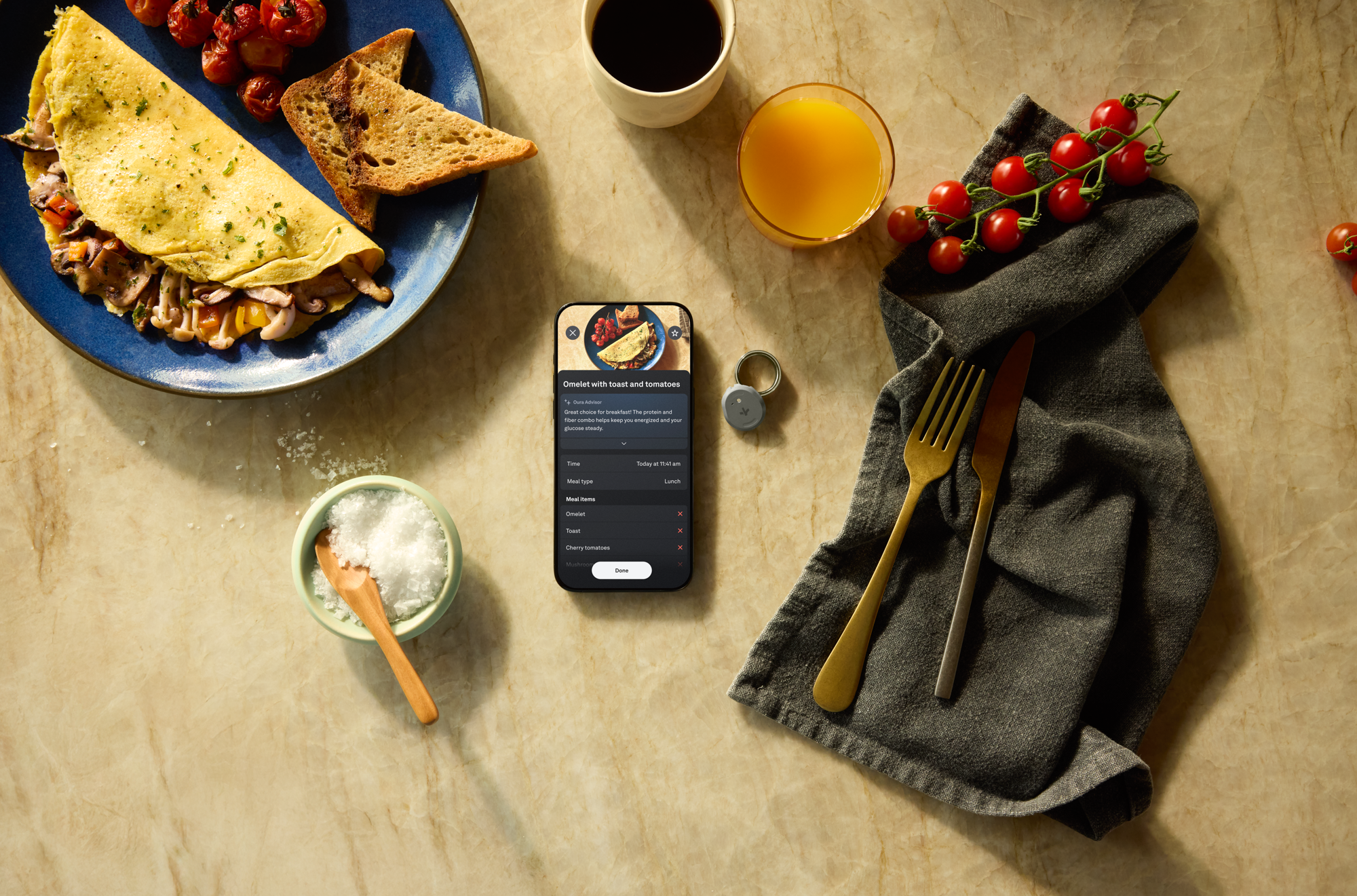 Oura adds AI-powered glucose tracking and meal logging