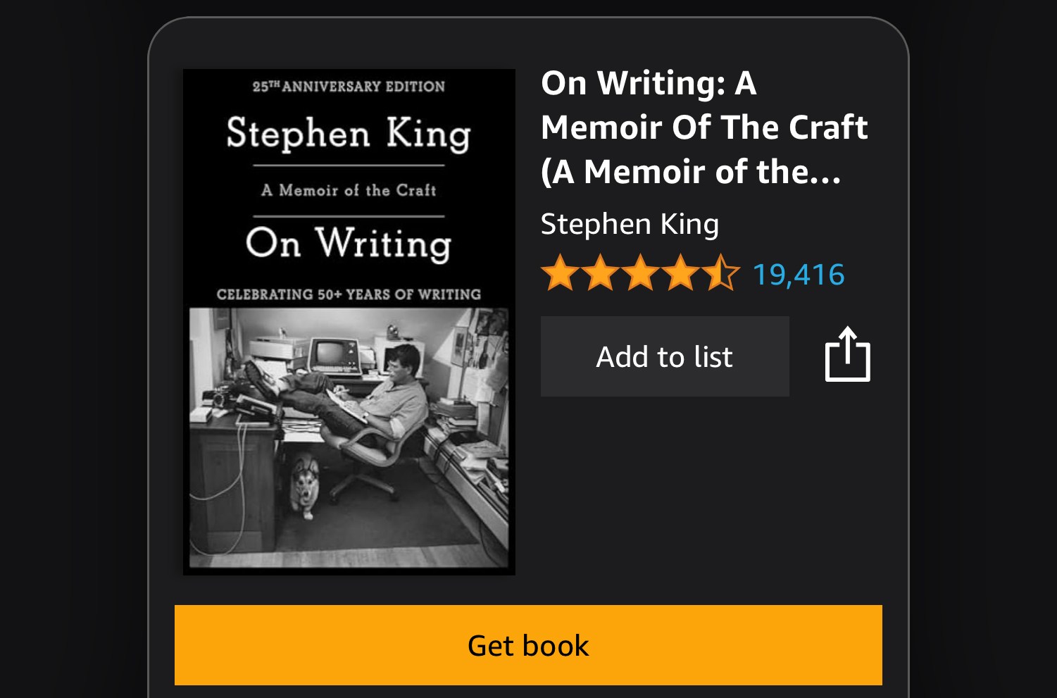 Amazon now has a ‘Get book’ button in its iOS Kindle app