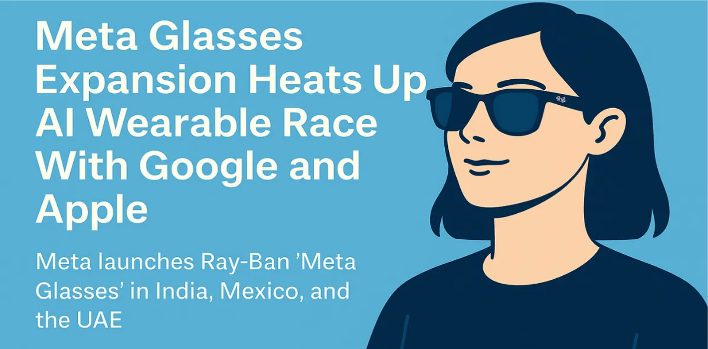 Meta Glasses Expansion Heats Up AI Wearable Race With Google and Apple